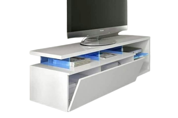 Stylish White TV Stand - Image 2